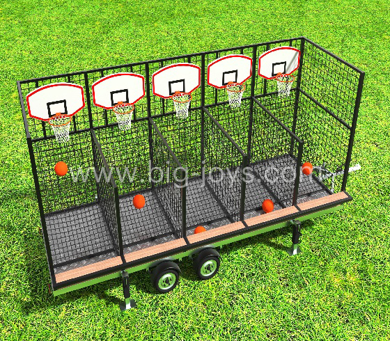 Basketball Hoop With Trailer