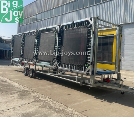 Towable 10 in 1 Trampoline With Trailer