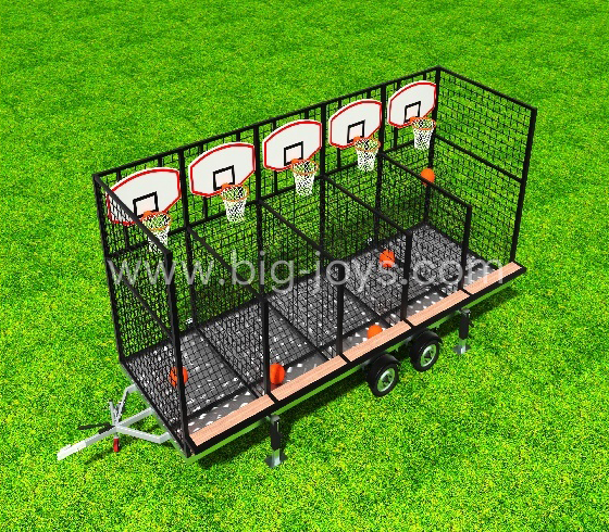 Basketball Hoop With Trailer