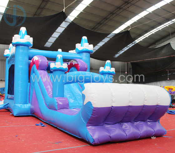 Frozen inflatable combo ---Zhengzhou Bigjoys Amusement Equipment Co., Ltd