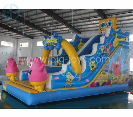 Inflatable Spongebob Slide ---Zhengzhou Bigjoys Amusement Equipment Co ...