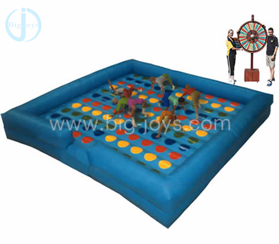 Inflatable twister game