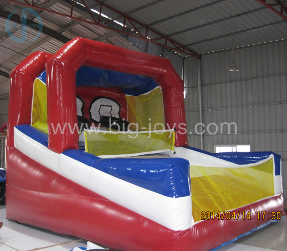 Inflatable basketball game