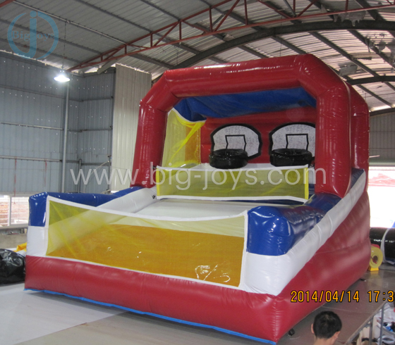 Inflatable basketball game