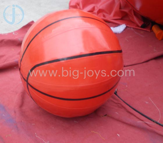 Inflatable basketball standard