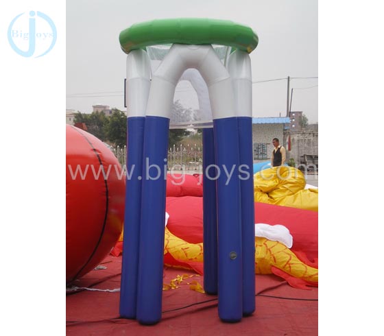 Inflatable basketball standard