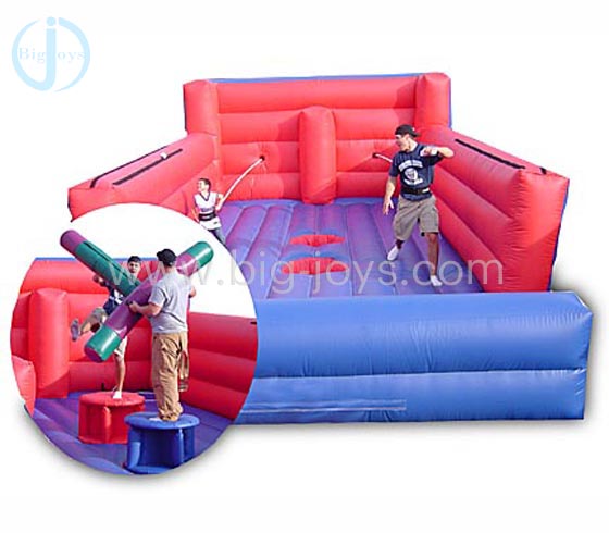 2 IN inflatable bungee run game