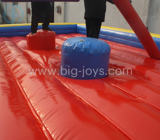 Inflatable jousting game