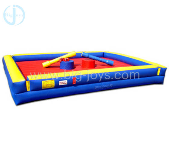 Inflatable jousting game