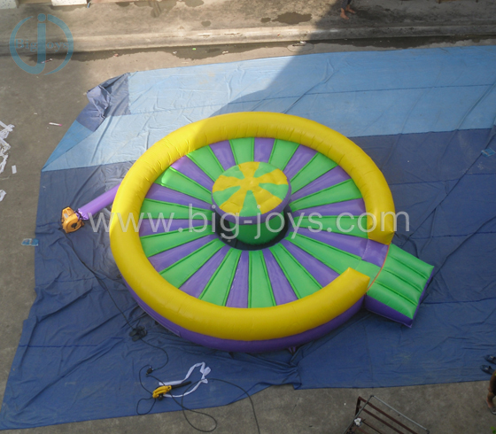 Inflatable rocking game