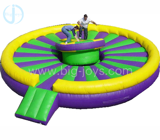 Inflatable rocking game