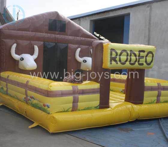 Inflatable Rodeo Bull air cushion