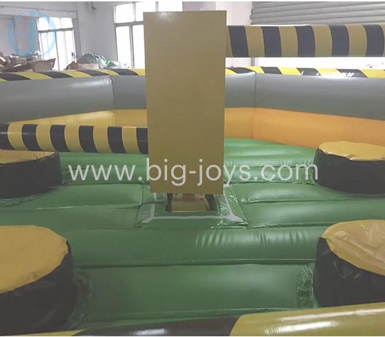 Inflatable wipeout game