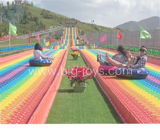 Kids Rainbow Slide Park