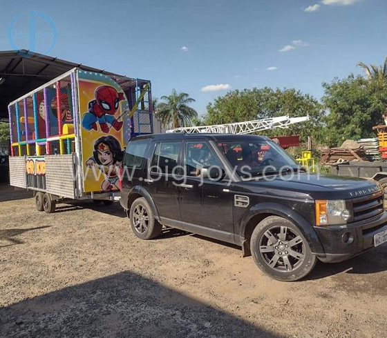 Foldable Playground with trailer