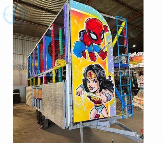 Foldable Playground with trailer
