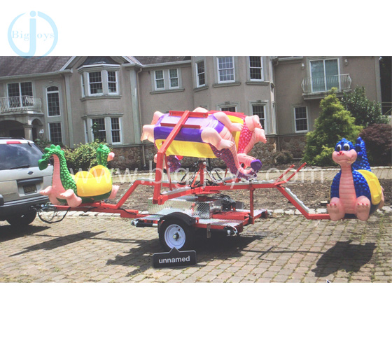 8 Seats Dragon Ride with Trailer