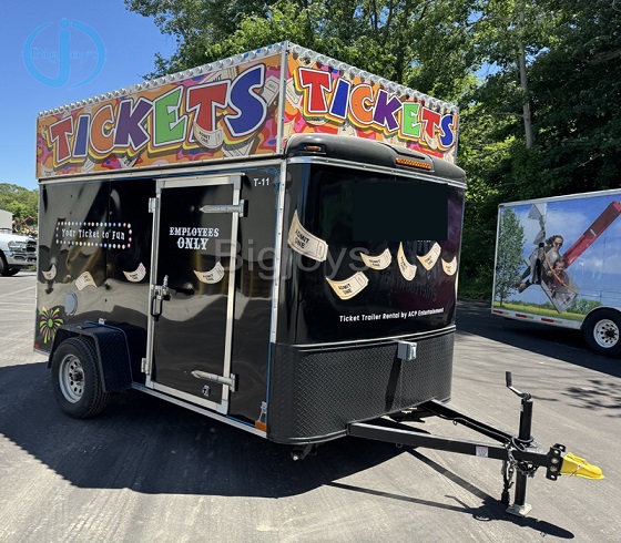 Ticket Booth Ride With Trailer