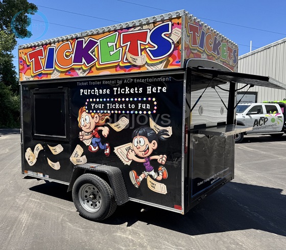 Ticket Booth Ride With Trailer