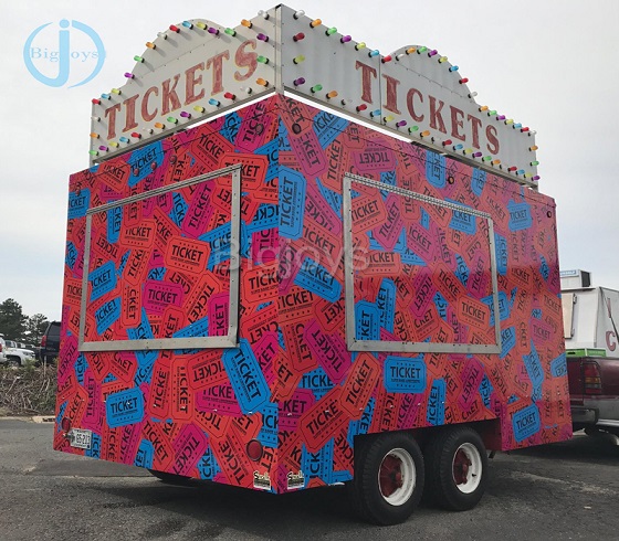 Ticket Booth Ride With Trailer