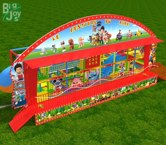 Trailer Mounted Soft Playground