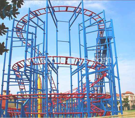 Small vertical roller coaster