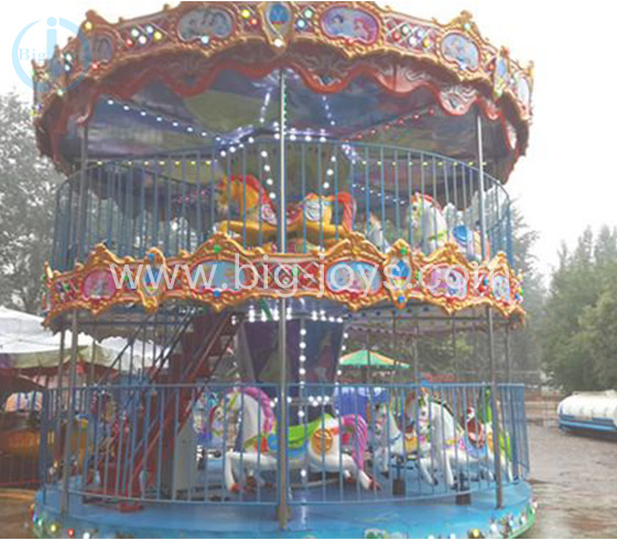 48 Seats Double Deck Carousel